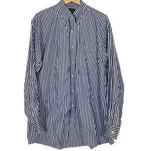 JOS A BANK | Executive Collection Mens 17 34 Striped Cotton Button Down Shirt